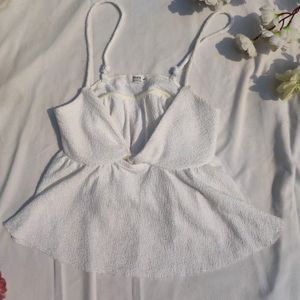 White Summer Beach Top / Bralette