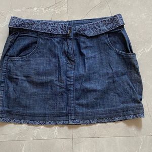 New Ginger Denim Short Skirt