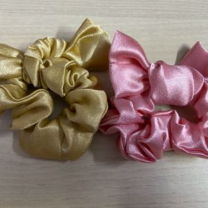 Soft Satin Scrunchies 2pc