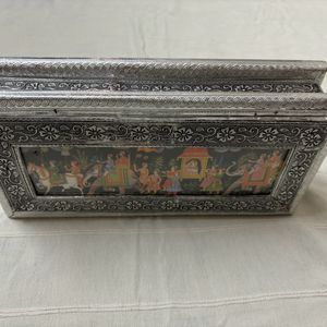 Silver Decorative/Jewellery Multipurpose Box