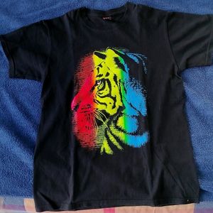 Tiger Printed , Neon Glo T Shirt For Boys