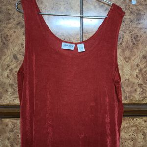 Chico's Imported Reddish Maroon Top