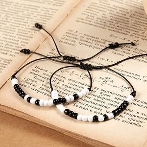 2 Black And White Beaded bracelets Combo🎀💌