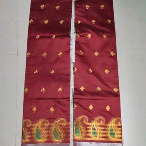 New Saree With Unstitched Blouse Piece