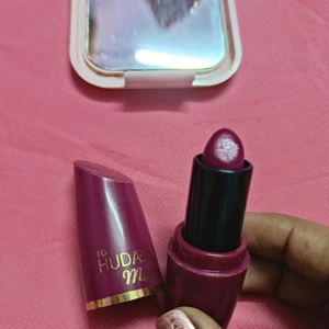 Huda beauty Lipstick With Pocket Mirror