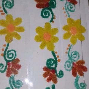 Border Ready Rangoli Designs Patch Pack Of 3