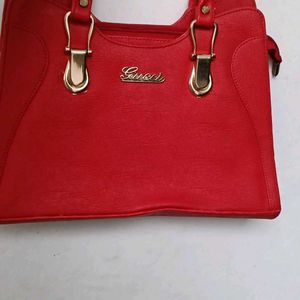 New Red Hand Bag