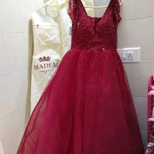 Beautiful Maroon Gown