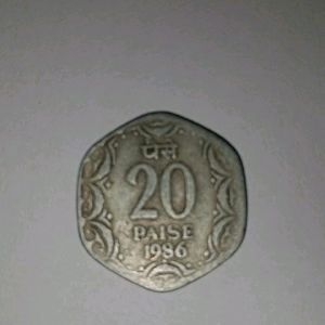 COMBO OF 20 AND 5 PAISE COINS 1986, 1982