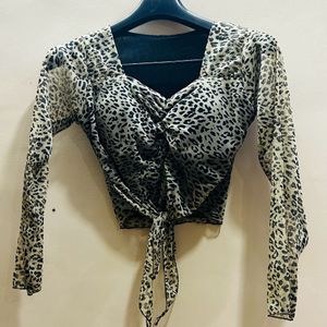 Printed Padded Stylish Top