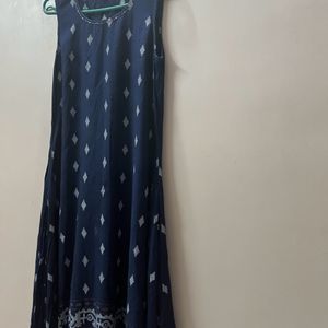 Navy blue long Dress