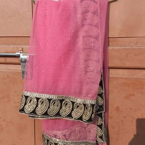 Beautiful 🥰 Pink Gray Lehnga For Wedding Function