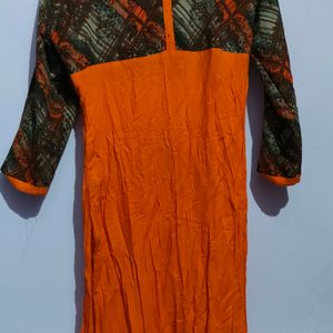 Orange Kurti