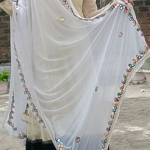 Artificial Mirror Work Dupatta Combo Of 2