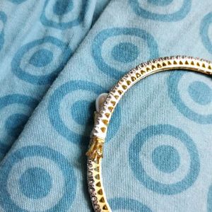 Pearl Diamond Studded Bangles