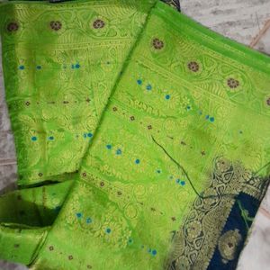 Chanderi silk saree