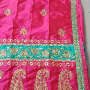 Rani pink saree