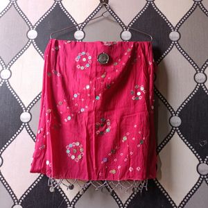 Pink Bandhni Dupatta