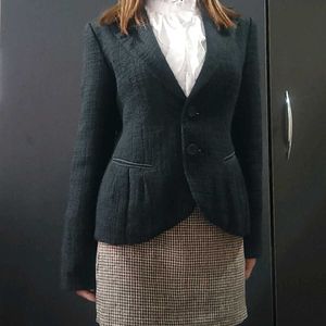 Black Tweed Coat