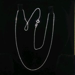 Pure 925 Hallmark Silver Ball Chain For Unisex