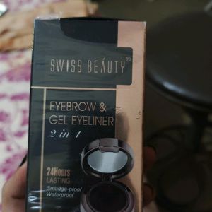 Swiss Beauty 2in1 Gel Eyeliner & Eyebrow