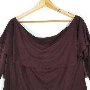 L Size Off Shoulder Western Top (Women's)