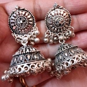 Oxidized Jhumka