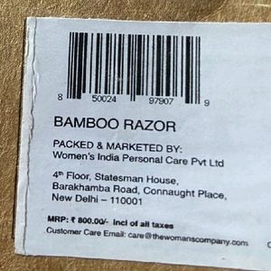 Wooden Bamboo Razor Pack Of 2