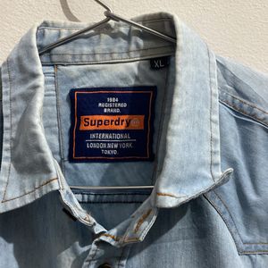 Denim Shirt Unisex Superdry Xl