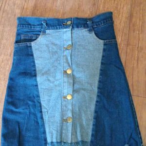 Mini Denim Skirt