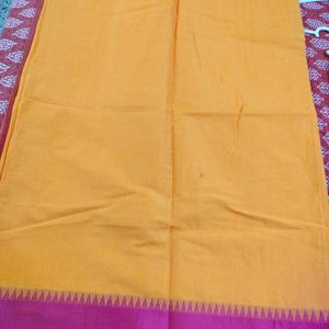 Mustard Pink Saree