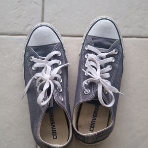 UK 6 Grey Converse, Worn Only 2 Times