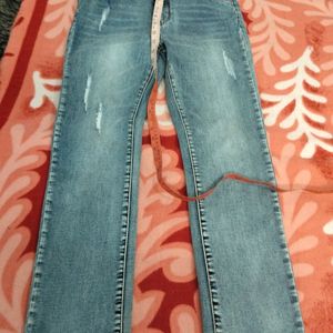 Blue Denim Jeans - Waist 26-28