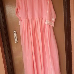 Pink Chikenkaari Kurta, NO Used Only Tag Is Missing