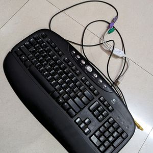 Logitech Keyboard With Detachable Armrest