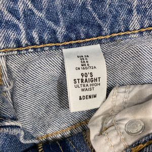 H&M 90s Straight Ultra High Waist