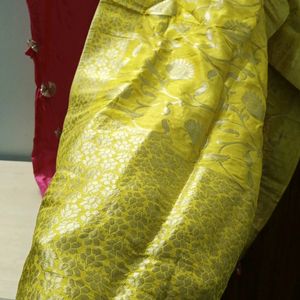 Gota Patti Kurta With Banarasi Dupatta