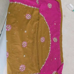 Kundan Work Tikli Saree