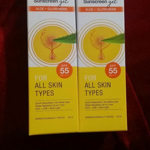 Spf 50 Sunscreen Gel (2pack)