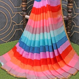 laheriya beautiful soft Georgette saree