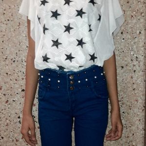 White Top With Star