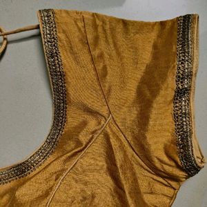 Gold Padded Blouse