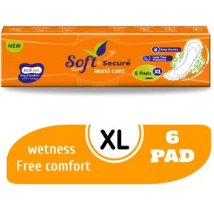 SOFT & SECURE Dry Feel XL Pads