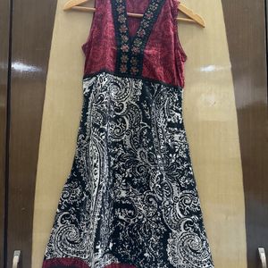 Kurta With V Shaped Neckline