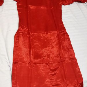 Red Shiny Kurti