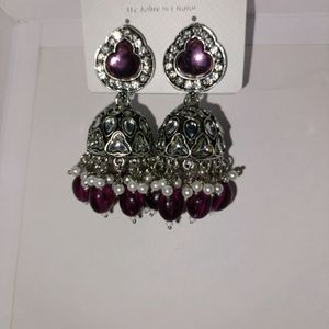 Bridal Party Wear Kundhan Earrings