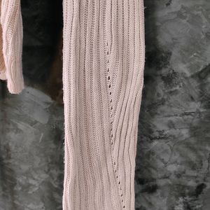 Women Oversized BACK TIE SWEATER