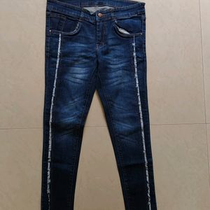 Brand New Frayed Jeans - 28