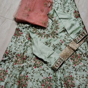 Girls And Women Crop Top With Lehenga