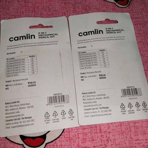 Camlin 3 In 1 Mechanical Pencil Kit With XL Eraser